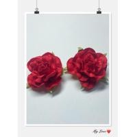 ราคา ต่างหูดอกไม้ ต่างหูทองกวาว ต่างหูหนีบ (18793161731)