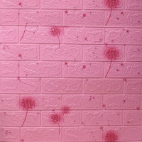 ราคา พร้อมส่ง วอลเปเปอร์สามมิติ 70 77cm มีกาวในตัวติดผนัง 3D wallpaper วอลล์เปเปอร์ลายอิฐ ลายการ์ตูน wallpaper 3D (7543742039)