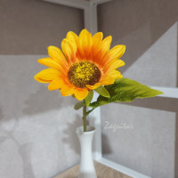 ราคา งานไทย ดอกทานตะวันปลอม แบบก้านเดี่ยว สำหรับตกแต่งบ้าน (9057306129)
