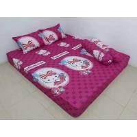 ราคา ชุดผ้าปูที่นอน ผ้าปูที่นอน คิตตี้ สีชมพู ผ้าคอตตอนแท้100 ครบเซ็ต4ชิ้น ผ้าปู ปลอกหมอน ปลอกหมอนข้าง ขนาด 3 5 5 6ฟุต จัดส่งทุกวัน (17345589577)