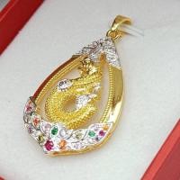ราคา jewelryshop365 K121 จี้พญานาค จี้สร้อยคอสวยๆ จี้พญานาคแท้ พญานาคสวย จี้กังหัน พญานาคคำชะโนด พยานาค จี้ห้อยคอ ฮวงจุ้ย (18195767603)