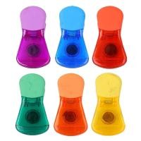 ราคา ชุดคลิปแม่เหล็กสีสันสดใส6ชิ้นแม่เหล็กตู้เย็นแท่นวางแผ่นโน้ตคลิปหนีบกระดาษคลิปหนีบเก็บขนมเครื่องมือในครัวเรือนของโรงเรียน (19695057978)