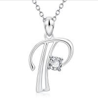 ราคา Frascati A Z เริ่มต้นตัวอักษรตัวอักษรจี้สร้อยคอ เงินแท้ 925 (1700008361)