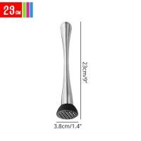 ราคา ส่งจากไทย เครื่องมือบาร์ Muddler cocktail ไม้บดค็อกเทล สากค็อกเทล แท่งบดผลไม้ สเตนเลส (16037362888)