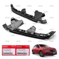 ราคา ตัวยึดกันชนหน้า พลาสติก ยึดกันชนหน้า ของแท้ สีดำด้าน สำหรับ Honda City ปี 2018 2020 (20555352176)