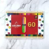 ราคา สีไม้ ดินสอสีคอลลีน สีคอลลีน Colleen ดินสอสี รุ่นสองหัว สีธรรมดา นีออน 12 24 36 48 60 สี 787 (9812582913)