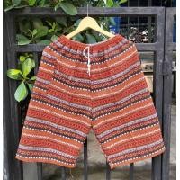 ราคา กางเกงผ้าทอนากา ขา4ส่วน กางเกงพื้นเมือง ฟรีไซส์ พร้อมส่ง (20570090697)