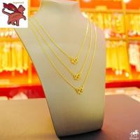ราคา สร้อยคอทองคำแท้ครึ่งสลึง ลายโซ่โอ หนัก 1 9 กรัม ทองคำแท้ 96 5 ขายได้ จำนำได้ มีใบรับประกัน (20402045396)