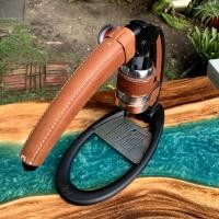 ราคา On Time craft ชุดหนัง เครื่อง Flair pro2 เคสหนังแท้ เย็บมือ handcraft espresso coffee (17137806678)