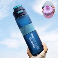 ราคา กระบอกน้ำดัมเบล ขวดน้ำ ขวดน้ำ2 2 ลิตร กระบอกน้ำ 2200ml กระบอกน้ำพกพา มีสเกลบอกช่วงเวลาในการดื่มน้ำ กระบอกน้ำฟิตเนส (16180124727)