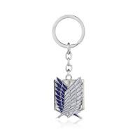 ราคา Attack On Titan พวงกุญแจ Shingeki No Kyojin อะนิเมะคอสเพลย์ Wings Of Liberty Key Chain Badge สร้อยคอ Levi Mikasa Ackerman ของขวัญ (15253819704)