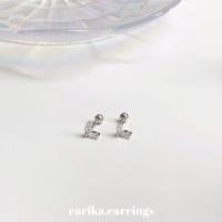 ราคา earika earrings gem forewings piercing จิวหูเงินแท้ปีกผีเสื้อ ราคาต่อชิ้น เหมาะสำหรับคนแพ้ง่าย (11311864583)