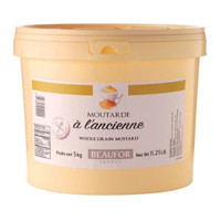 ราคา โบฟอร์ มัสตาร์ดโฮลเกรน 5 กก Beaufor Whole Grain Mustard 5kg (5103674231)