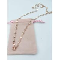 ราคา สร้อยนาค pink gold สวมหัวได้ 24 นิ้ว (19645809653)