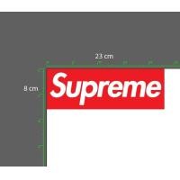 ราคา DTF ตัดรีดติดเสื้อ Supreme ตกแต่งหมวก กระเป๋า (13778403569)