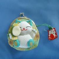 ราคา SHENGHAN Lucky Cat Coin Purse กระเป๋าใส่กุญแจกระเป๋าผ้าหลากสีน่ารักน่ารัก (16040652984)