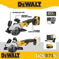 ราคา DEWALT DCS571 วงเดือน4นิ้วไร้สาย20V พร้อมใบตัดไม้ (16190997282)