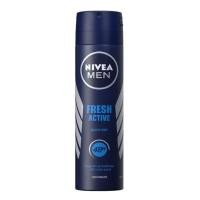 ราคา NIVEA MEN Fresh Active Body Spray นีเวีย เฟรช แอกทีฟ บอดี้ สเปรย์ สเปรย์ระงับกลิ่นกาย 150ml (20069814198)