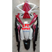 ราคา ชุดสี เฟรม แท้ yamaha mio 125i mio 125 RR มีโอ 125 RR mio 125 สีขาวชมพูดำ ครบชุด 13 ชิ้น รถปี 2013 (18401593024)