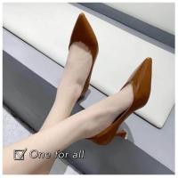 ราคา ส่งเร็วพิเศษ พร้อมส่ง TX203 MAXi Style รองเท้าคัชชูส้นสูง หัวแหลม สูง2 5นิ้ว รองเท้าส้นเข็ม รองเท้าแฟชั่น 4สี (5929644681)