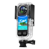 ราคา ใหม่สำหรับ Insta360หนึ่ง X3เคสดำน้ำ40เมตรตัวเรือนกันน้ำสำหรับ Insta 360 X3ใต้น้ำกล่องป้องกันพาโนรามากล้องแอคชั่นแคมเมรา (17512132726)