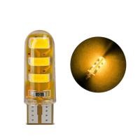 ราคา หลอดไฟหรี่ กระพริบ LED ขั้วT10 6SMD COB ซิลิโคน ไฟหรี่แต่งรถ 1หลอด มี 7สีให้เลือก 12V (19869970720)