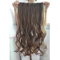 ราคา แฮร์พีชลอน กว้าง26 ยาว50 สีน้ำตาลทองอ่อน มี5กิ๊ฟ ติดง่ายใสดีอูยทน ราดา89 (810814994)