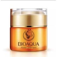 ราคา ครีมน้ำมันม้าเกาหลี เพื่อผิวเนียนนุ่ม กระจ่างใส อ่อนเยาว์ Bioaqua Horse Oilment Cream 50 G (20948630920)