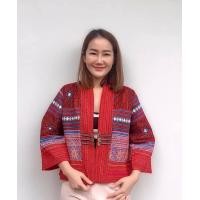 ราคา เสื้อคลุมพื้นเมือง เสื้อพื้นเมือง เสื้อคลุมแต่งขอบกะเหรี่ยง เสื้อชาวเขา แบบเยอะ (13246828310)