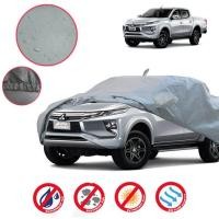 ราคา ผ้าคลุมรถยนต์ กันฝน กันแดด รุ่นอีซูซุ ไทรทัน Mitsubishi Triton 4ประตู รถกระบะ ปี 2019 สีเงิน Silver จำนวน 1 ผืน (7435244920)