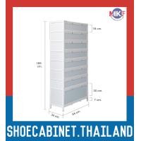 ราคา PREMIUM รุ่น MINI สีขาว ประหยัดพื้นที่สุดๆ บ้านและสวน REVIEW หรูหรา ตู้รองเท้าอลูมิเนียม ชั้นวางรองเท้า (15296358396)