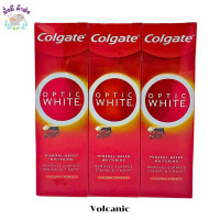 ราคา คอลเกต อ๊อฟติค ไวท์ Colgate Optic White ยาสีฟันคอลเกต ยาสีฟันขาว 100 กรัม 1หลอด 6หลอด Volcanic Exfoliating (20682805350)