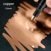 ราคา Electroplating Mirror Marker Gold Silver Copper Markers Pen DIY ปากกาสะท้อนแสง Mirror Markers Chrome Finish Metallic Art Craftwork Pen (16613061226)