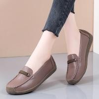 ราคา Scholl รองเท้าผู้หญิงหนัง Scholl ผู้หญิงรองเท้าอเนกประสงค์ปุ่มหนังรองเท้าซิงเกิ้ล Scholl รองเท้าลำลอง Scholl รองเท้าส้นแบนแฟชั่นของผู้หญิง (18711893799)