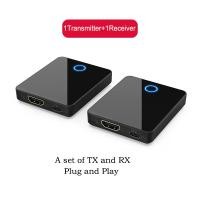 ราคา HD Wireless HDMI Extender Audio Video Transmitter Receiver ตัวรับส่งสัญญาณกระจกหน้าจอ1X2จอแสดงผลสำหรับ PS4 PC To Monitor T V (16575117961)