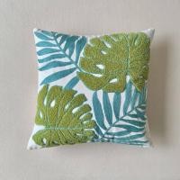 ราคา ผ้าคลุมหมอนอิงปักลายสำหรับผ้าขนหนูใบไม้คุณภาพสูงปลอกหมอนปักลายห้องนั่งเล่น (19686797747)