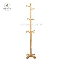 ราคา cobrown minimal เสาแขวนผ้าไม้ยางพารารุ่น junior เสาไม้ยางพาราแท้ เสาแขวนเสื้อ เสาแขวนหมวก เสาไม้ (19337794438)