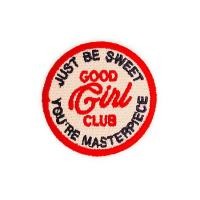 ราคา Good girl club embroidered patch ตัวรีดลายปัก (14133076664)