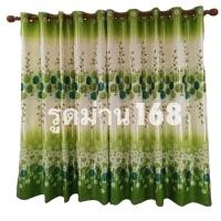 ราคา ผ้าม่านหน้าต่าง ม่านประตู สำเร็จรูป กันแสงยูวี 90 98 ลายดอกกุหลาบ สีสด (16867584314)