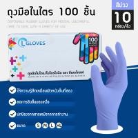 ราคา ไนไตรสีม่วง CL Glove ถุงมือยางไนไตรสีม่วง 100 ชิ้น กล่อง ไซส์ SML ชนิดไม่มีแป้ง รุ่นประหยัด ถุงมือไนไตร ถุงมือยาง ถุงมือทำอาหาร ทนกรด (7551127669)