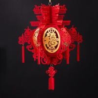 ราคา IJVBTV โคมไฟกระดาษ ของตกแต่งปีใหม่ happy new year 2024 พร้อมพู่ห้อย โคมไฟสีแดง flocking Cloth แฮงค์ได้ ตกแต่งด้วยการตกแต่ง โคมไฟสีแดงจีนโบราณ โคมไฟแขวนแบบดั้งเดิม ใช้ซ้ำได้ โคมไฟแขวนเทศกาลฤดูใบไม้ผลิ 