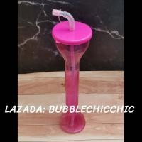 ราคา แก้วดัมเบวพลาสติก แก้วทรงสูง กระบอกทรงสูง ขวดน้ำทรงสูง (15934327555)