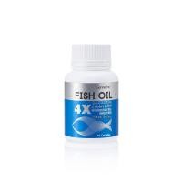 ราคา น้ำมันปลา น้ำมันปลาแบบเข้มข้น น้ำมันตับปลา 4X FISH OIL มี DHA สูงถึง 500 Mg โอเมก้า 3 FishOil 4X (21054289046)