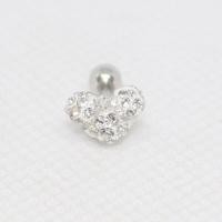 ราคา ต่างหูสตั๊ดเหล็กไทเทเนียม 316L เรียบง่ายและทันสมัยซูเปอร์แฟลชอารมณ์สองหัวต่างหูคริสตัลมิกกี้เมาส์หมุดหูเกลียวนอนหลับโดยไม่ต้องถอดกระดุมกระดูกหู (20901157252)