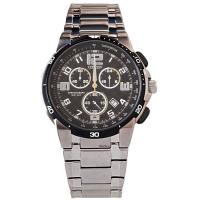 ราคา นาฬิกาข้อมือผู้ชาย CITIZEN Quartz Chronograph Tachymeter รุ่น AN6070 52G หน้าปัดสีดำ AN6070 52L หน้าปัดสีน้ำเงิน ขนาดตัวเรือน 41 มม ตัวเรือน สาย Stainless Steel สีเงิน (20800779178)