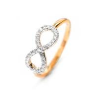 ราคา นคร เจมส์ แหวนเพชรแท้ ทองคำแท้18K ทอง75 ดีไซน์แหวนอินฟินิตี้ฝังเพชรแท้ ขายได้ จำนำได้ พร้อมใบรับประกันสินค้า มีของแถม (8875245756)