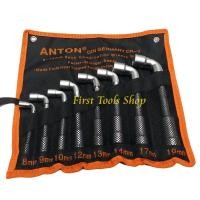 ราคา ชุดบล็อก ชุดบล๊อกตัวแอล หัวทะลุ 8 ชิ้น Anton (3526942577)