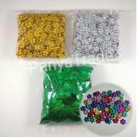 ราคา ลูกปัดดอกพิกุล เงินทองคละสี ใบไม้เขียว 2050100กรัม (12498658326)