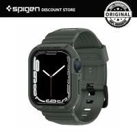 ราคา Spigen เคสโลหะทนทานโลหะสำหรับ Apple Watch Series 9 8 7 6 5 4 49Mm 45Mm 44Mm 41Mm 40Mm พร้อมสาย Apple ดูสายรัด Ultra2พิเศษพร้อมฝาครอบป้องกัน (20756755993)