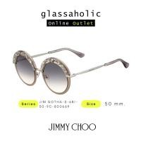 ราคา ลดกระหน่ำ แว่นกันแดด Jimmy Choo รุ่น JIM GOTHA S ทรงกลม สีเงิน หรูหรา (20671390950)